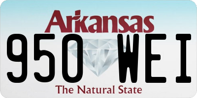 AR license plate 950WEI