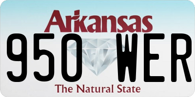 AR license plate 950WER