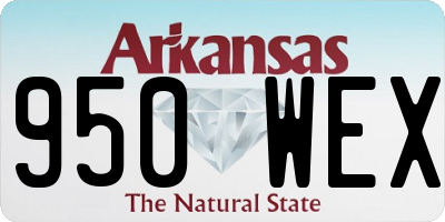AR license plate 950WEX