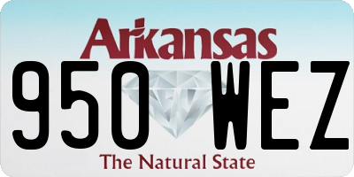 AR license plate 950WEZ