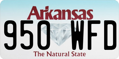AR license plate 950WFD