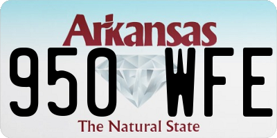 AR license plate 950WFE