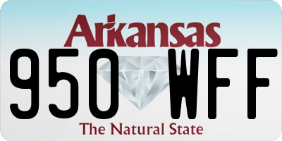 AR license plate 950WFF