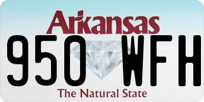 AR license plate 950WFH