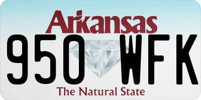 AR license plate 950WFK