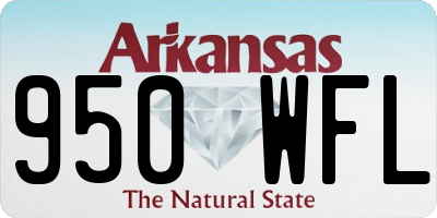 AR license plate 950WFL
