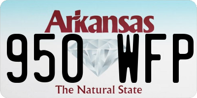 AR license plate 950WFP
