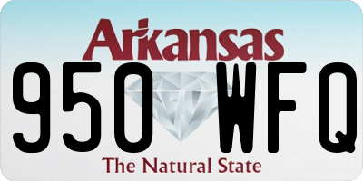 AR license plate 950WFQ