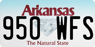 AR license plate 950WFS
