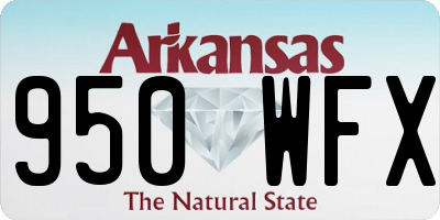 AR license plate 950WFX