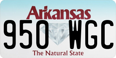 AR license plate 950WGC