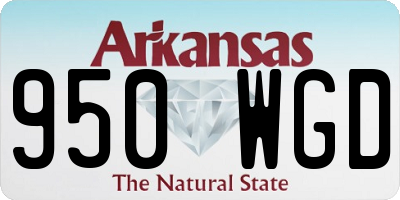 AR license plate 950WGD