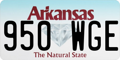 AR license plate 950WGE