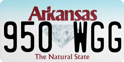 AR license plate 950WGG