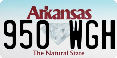AR license plate 950WGH