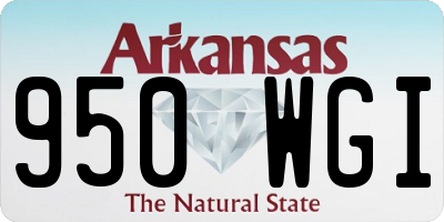 AR license plate 950WGI