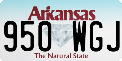 AR license plate 950WGJ