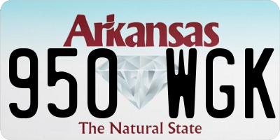 AR license plate 950WGK