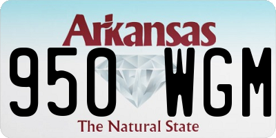 AR license plate 950WGM