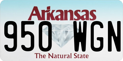 AR license plate 950WGN
