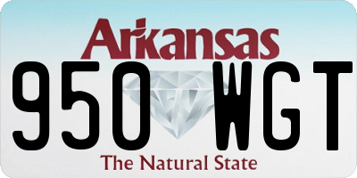 AR license plate 950WGT