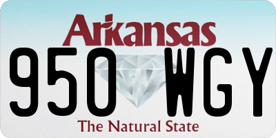 AR license plate 950WGY