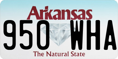 AR license plate 950WHA