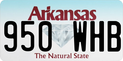AR license plate 950WHB