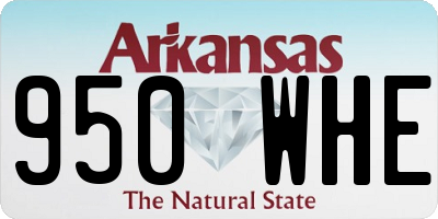 AR license plate 950WHE