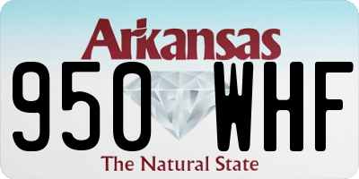 AR license plate 950WHF