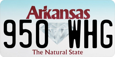 AR license plate 950WHG