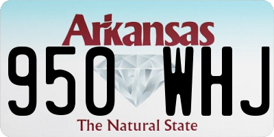 AR license plate 950WHJ