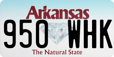 AR license plate 950WHK