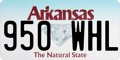 AR license plate 950WHL