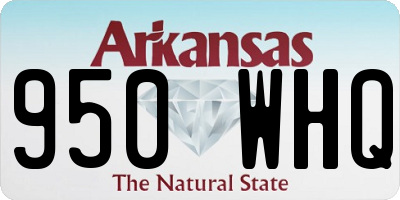 AR license plate 950WHQ