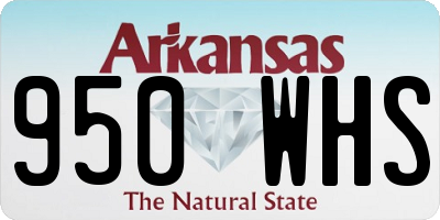 AR license plate 950WHS