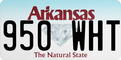 AR license plate 950WHT
