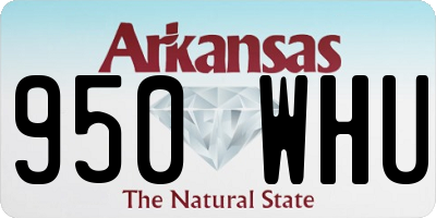 AR license plate 950WHU