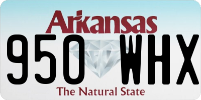 AR license plate 950WHX