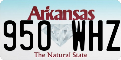 AR license plate 950WHZ