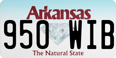 AR license plate 950WIB