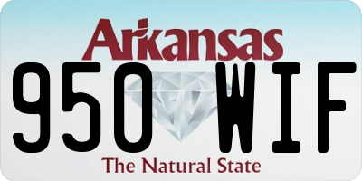 AR license plate 950WIF