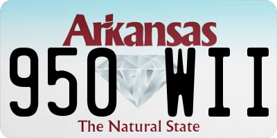 AR license plate 950WII