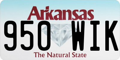 AR license plate 950WIK