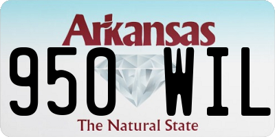 AR license plate 950WIL