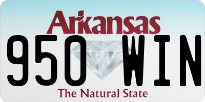 AR license plate 950WIN