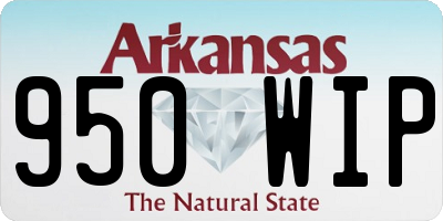AR license plate 950WIP