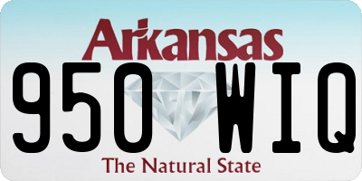 AR license plate 950WIQ
