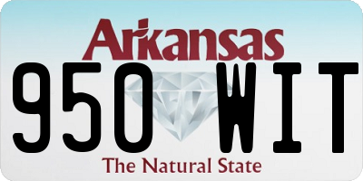 AR license plate 950WIT