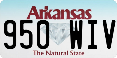 AR license plate 950WIV